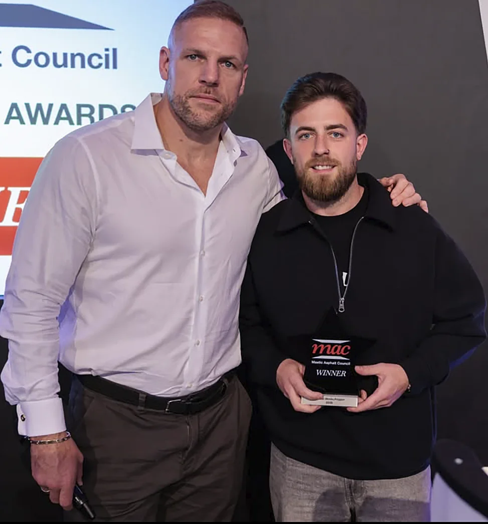 John Fetherston Jr and special guest James Haskell John Fetherston and special guest football player Stuart Pearce at the M.A.C. awards.